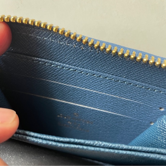 Blue Monogram Denim Remix Wallet Gold Hardware, 2024 ref#LV20*24 - Picture 10 of 10